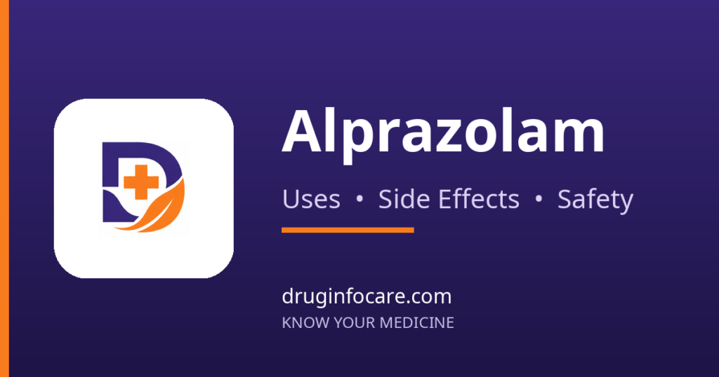 Alprazolam — DrugInfoCare