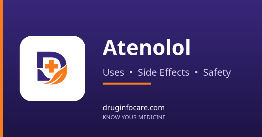Atenolol — DrugInfoCare