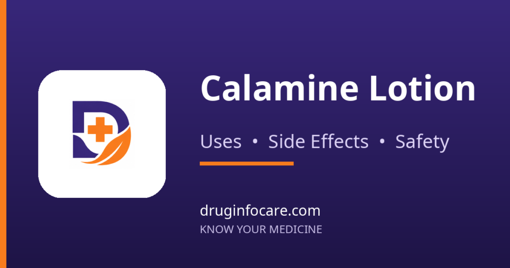 Calamine Lotion — DrugInfoCare