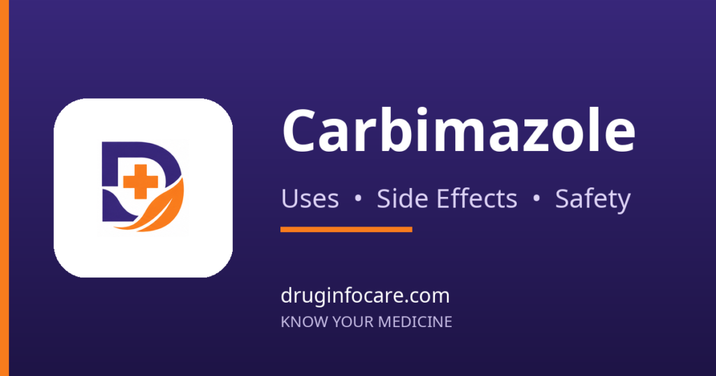 Carbimazole — DrugInfoCare