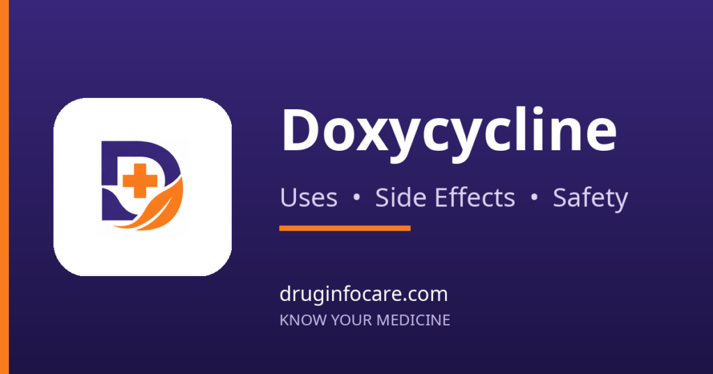 Doxycycline — DrugInfoCare