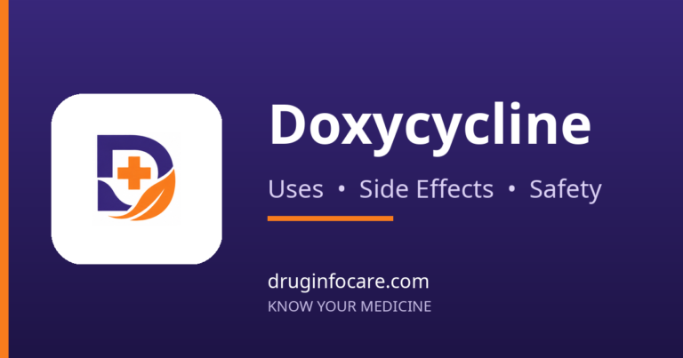 Doxycycline — DrugInfoCare