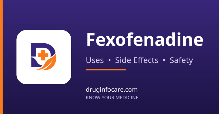 Fexofenadine — DrugInfoCare