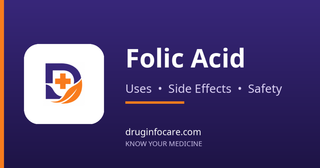 Folic Acid — DrugInfoCare