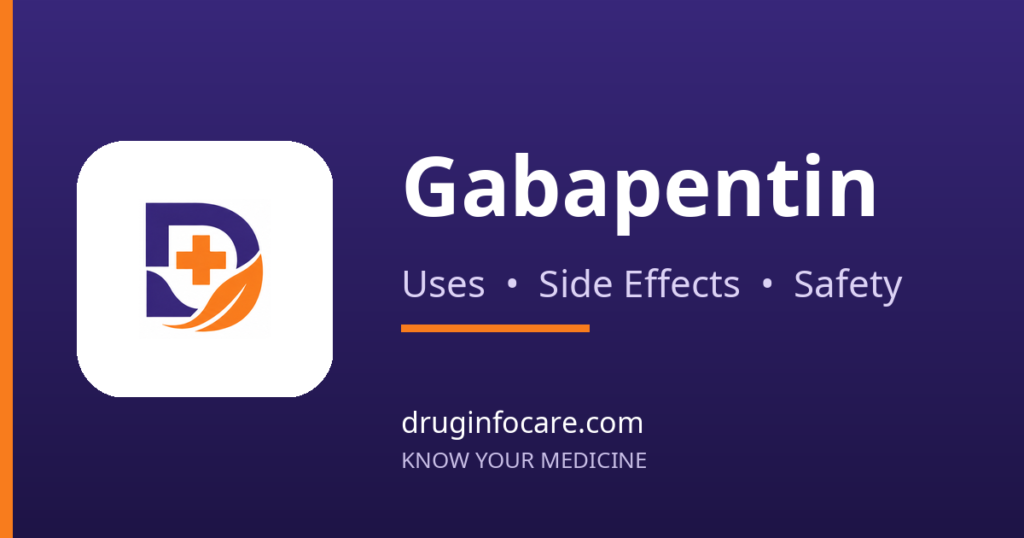 Gabapentin — DrugInfoCare