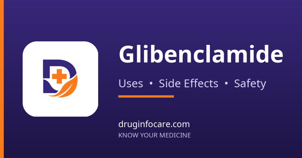 Glibenclamide — DrugInfoCare
