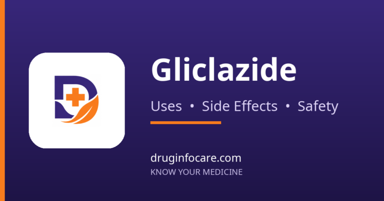 Gliclazide — DrugInfoCare