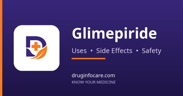 Glimepiride — DrugInfoCare
