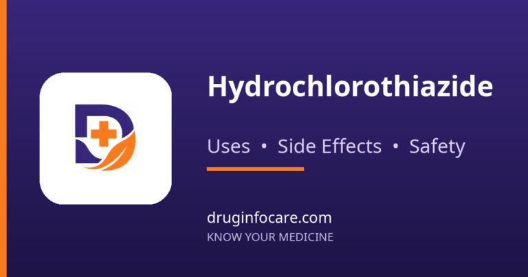 Hydrochlorothiazide — DrugInfoCare