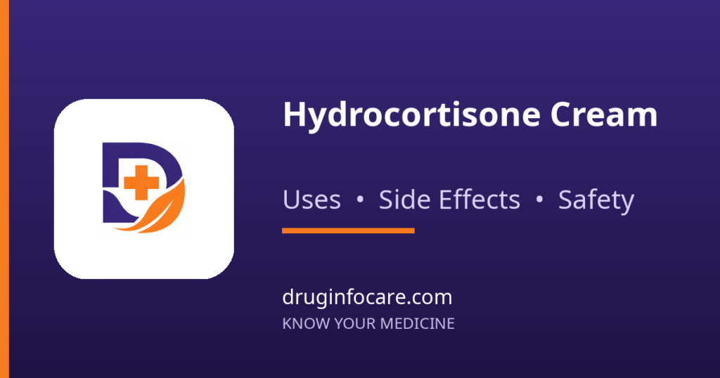 Hydrocortisone Cream — DrugInfoCare