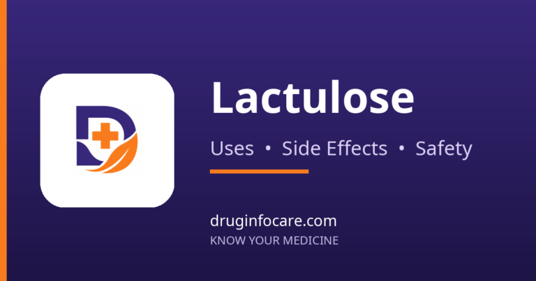 Lactulose — DrugInfoCare
