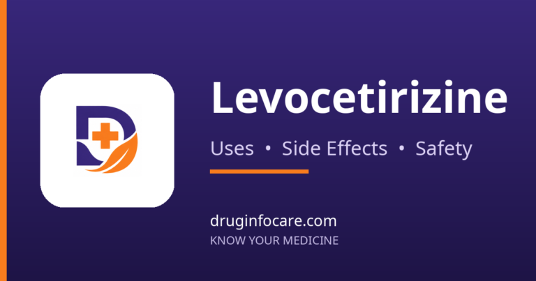 Levocetirizine — DrugInfoCare