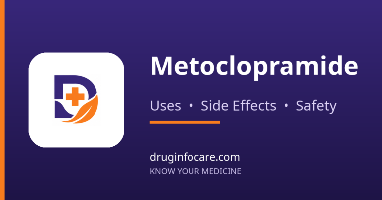Metoclopramide — DrugInfoCare