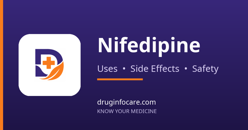 Nifedipine — DrugInfoCare