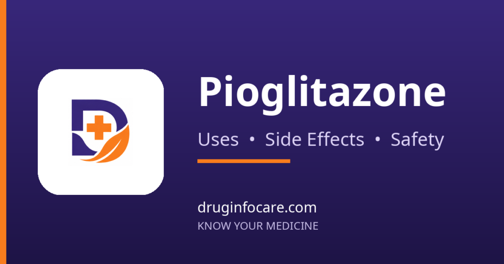 Pioglitazone — DrugInfoCare