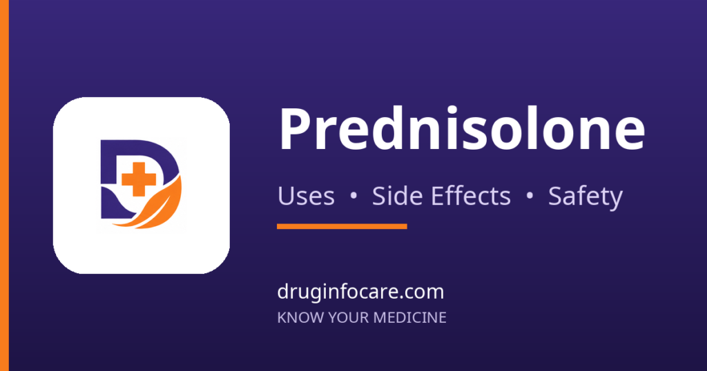 Prednisolone — DrugInfoCare