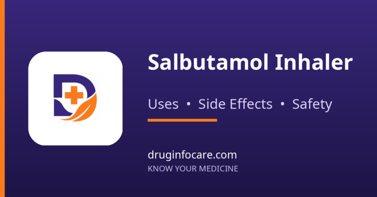 Salbutamol Inhaler — DrugInfoCare