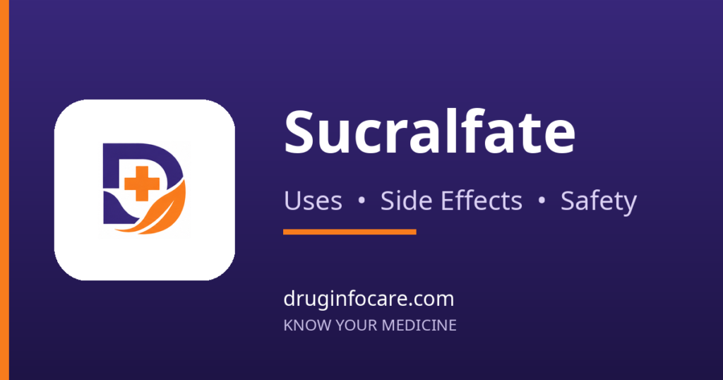 Sucralfate — DrugInfoCare
