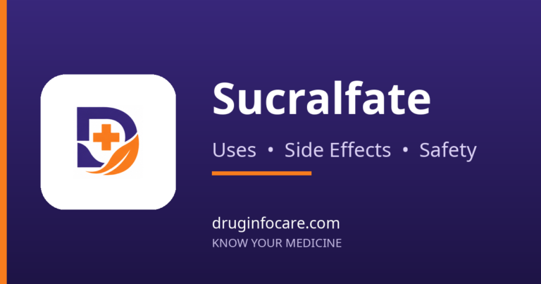 Sucralfate — DrugInfoCare