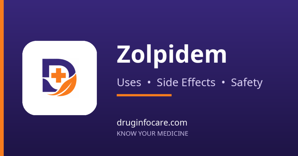 Zolpidem — DrugInfoCare